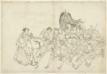 Pompieri in marcia verso il loro festival, 1615-1868