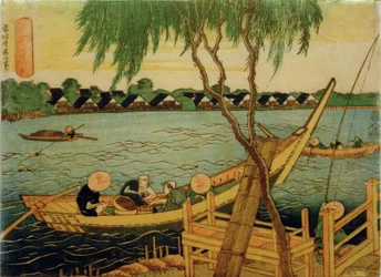 Pesca con lenza lunga nel fiume Miyato