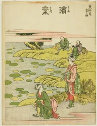 Hamamatsu, dalla serie "Le cinquantatré stazioni del Tokaido (Tokaido gojusan tsugi)"