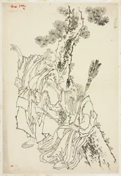 Jo e Uba; Tema di Takasago, ca. 1815-49
