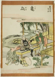 Kameyama, dalla serie "Le cinquantatré stazioni del Tokaido (Tokaido gojusan tsugi)"