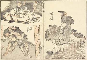 Kusunoki Masashige e lottatori, 1816