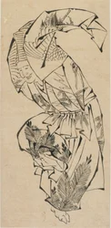 Ballerino maschio, Manzai, fine XVIII-inizio XIX secolo