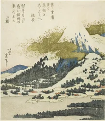 Monte Fuji dal lago Ashi a Hakone
