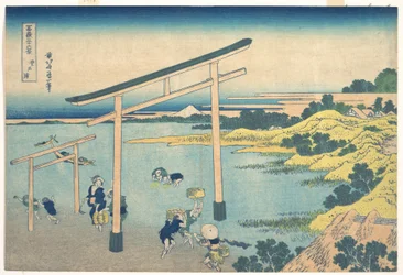 La baia di Noboto (Noboto no ura), dalla serie “Le trentasei vedute del Monte Fuji” (Fugaku sanjūrokkei)