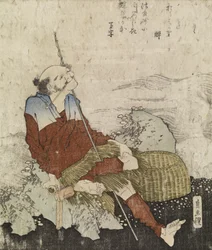 Vecchio pescatore che fuma la pipa, c.1835