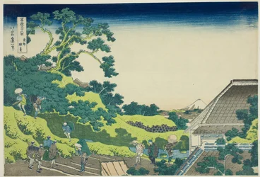 Surugadai a Edo, dalla serie "Trentasei vedute del Monte Fuji"