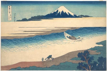 Il fiume Tama nella provincia di Musashi (Bushū Tamagawa), dalla serie “Le trentasei vedute del Monte Fuji” (Fugaku sanjūrokkei)