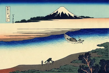 Fiume Tama nella provincia di Musashi, c.1830