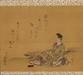 Il poeta divino Kakinomoto no Hitomaro