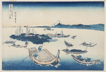 Isola di Tsukuda [a Edo] nella provincia di Musashi