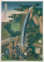 Cascata di Roben, Oyama, Giappone, 1827