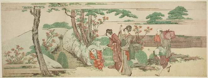 Donne e bambini in gita