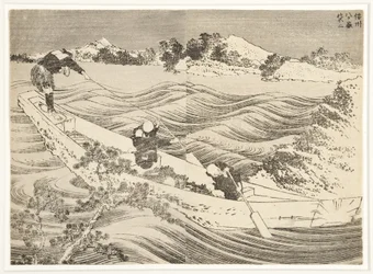 Yatsugatake nella provincia di Shinano, 1834-35