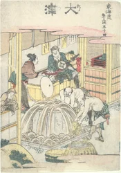 Ōtsu, Cinquantaquattresima nella serie Cinquantatré Stazioni del Tōkaidō