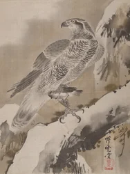 Aquila che Tiene un Piccolo Uccello