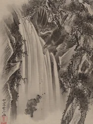 Cascata, Aquila e Scimmia, ca. 1887