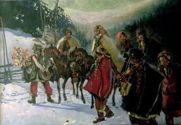 Matrimonio Hucul, 1909