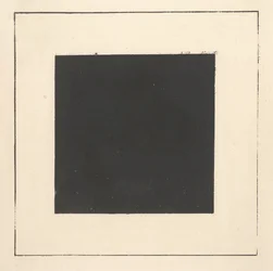 Quadrato nero da "Suprematismo: 34 disegni"