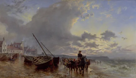 Newhaven, Firth of Forth al tramonto