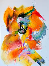 Flusso astratto e vivace