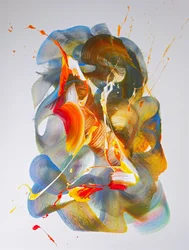 Vortici astratti dai colori vivaci