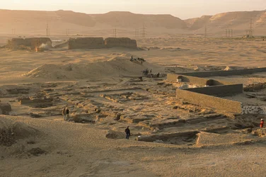 Abydos, panoramica del sito dell