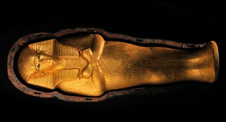Bara per infanti nella tomba di Tutankhamon, XVIII Dinastia, Nuovo Regno, Museo Egizio, 2009