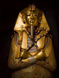 Sarcofago di Re Tut, MM7864, Re Tutankhamon, Egitto, Museo Egizio, Oro