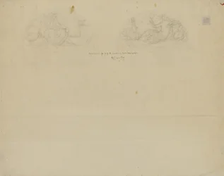 (Iowa State Capitol Rotunda) (studio per due lunette)