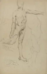 (Senza titolo) (Studi di nudo maschile)