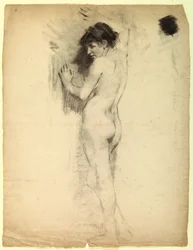 Studio accademico di un nudo femminile