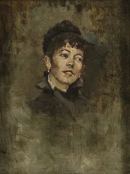 Testa di una giovane ragazza, 1878-1882