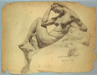 Studio della "Notte" di Michelangelo
