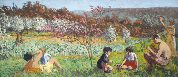 Nel frutteto di Étang-la-Ville