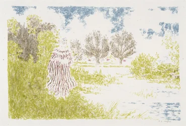 Donna in abito a righe, 1899-1900