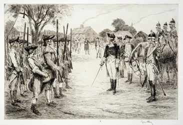 George Washington e le sue truppe