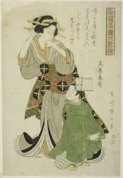 Bunya no Yasuhide, dalla serie "Bambini alla moda come i sei poeti immortali (Furyu kodakara rokkasen)"