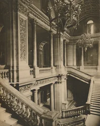 Balaustre di marmo della scala nel Ministero degli Esteri, c. 1935