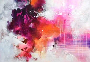 Un flusso di colori vivaci