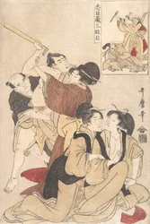 Chushingura Atto III, ca. 1800