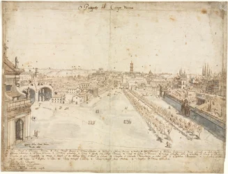 Diciotto vedute di Roma: Il Campo Vaccino (Il Foro Romano)
