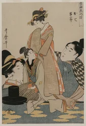 Oshichi e Kichisaburo dalla serie Musica sul tema della costanza nell