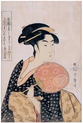 Takashima Ohisa Ohisa della sala da tè Takashima, c. 1793