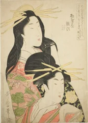 La cortigiana Yosooi del Matsubaya
