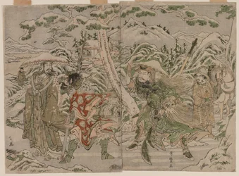 Scena invernale dal Romanzo dei Tre Regni, c. 1790