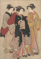 Due geishe a passeggio, 1739-1820