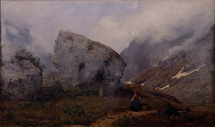 In alto sulla montagna