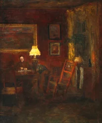 Donna in interno