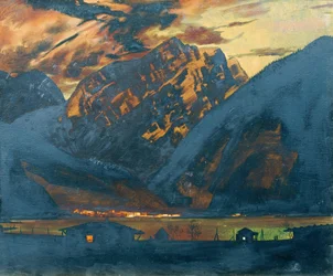 Zell am See di notte